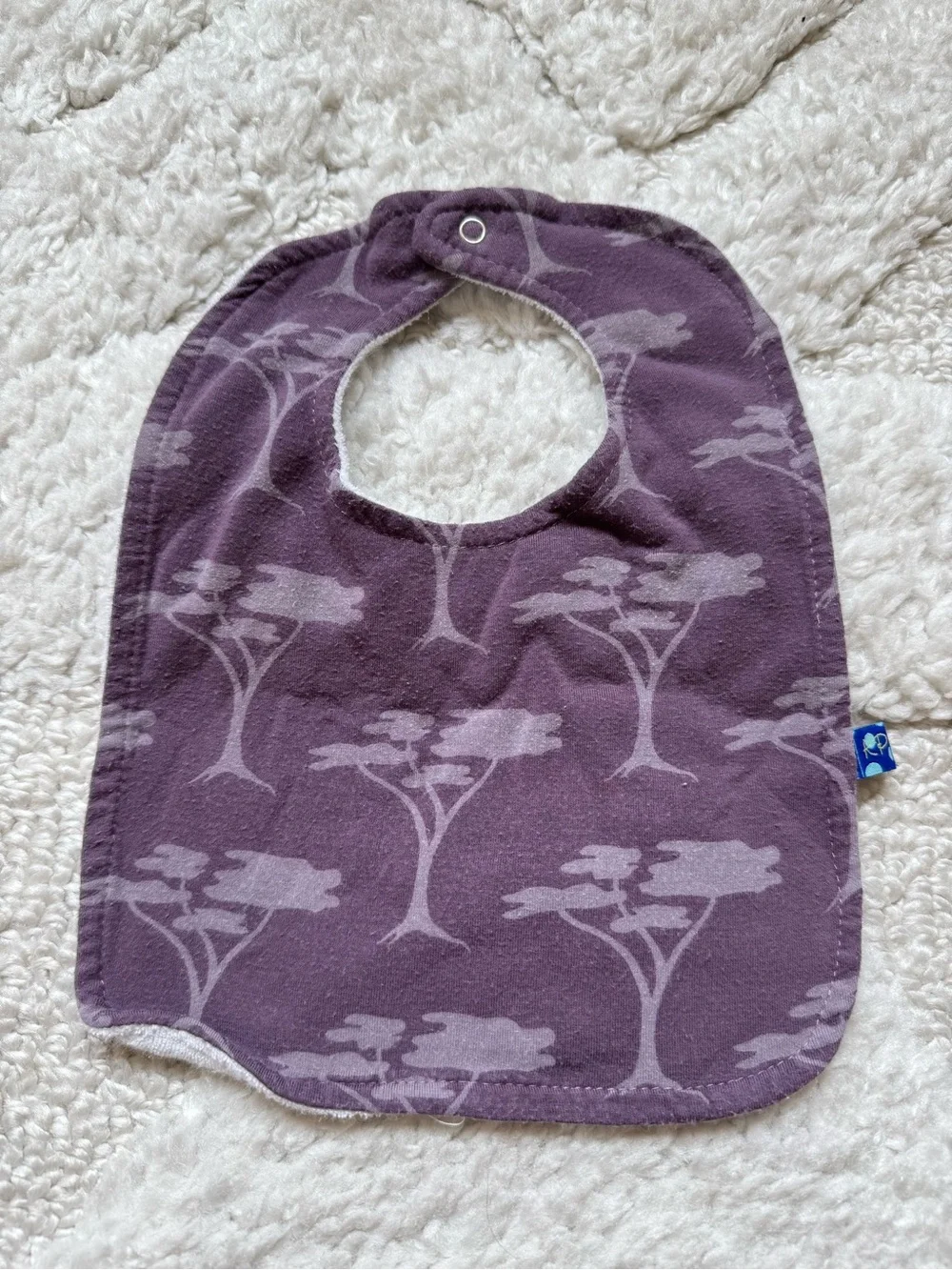 Kickee Pants Purple Floral & Patterned Baby Bib Set - Pack of 3